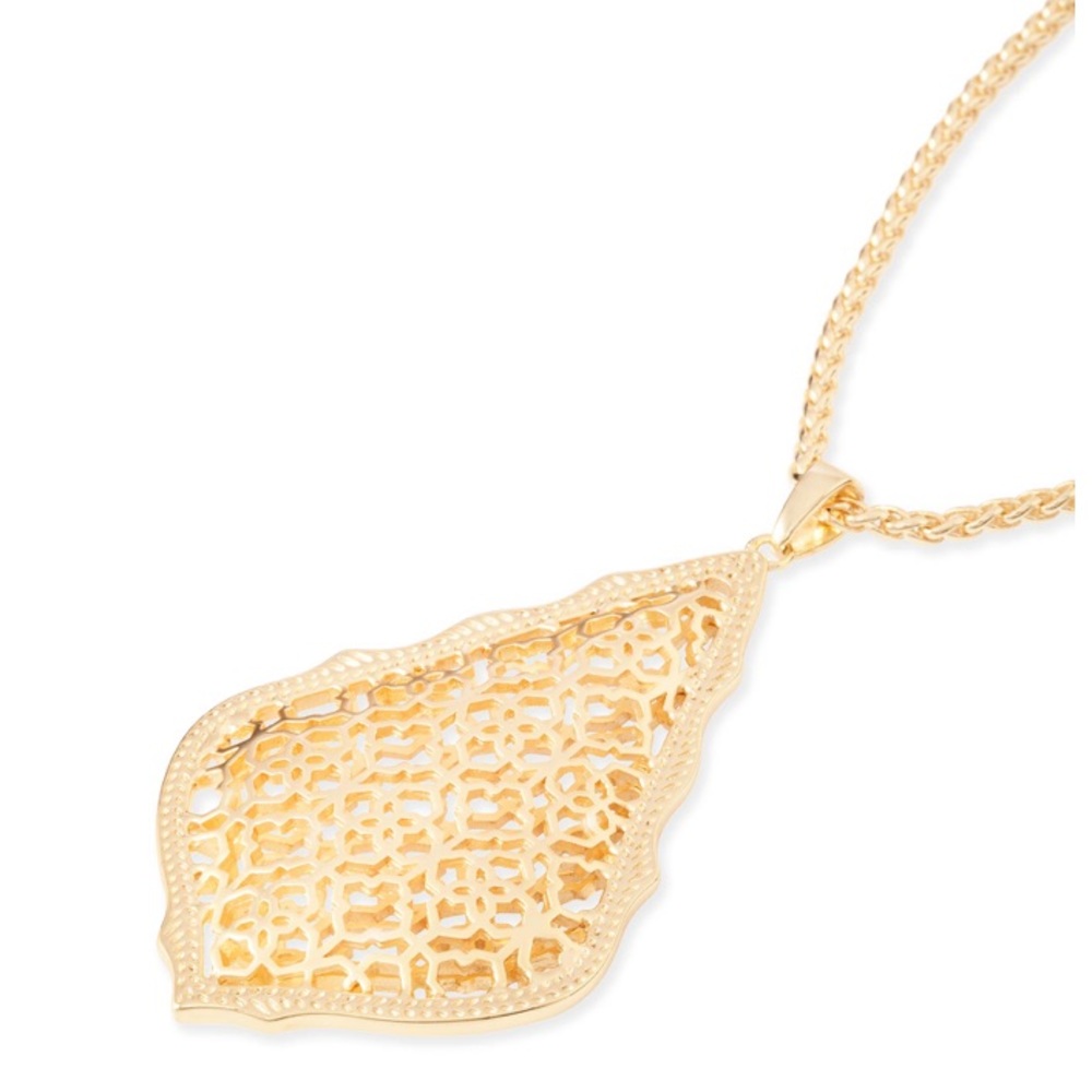 Kendra Scott Aiden long pendant necklace in gold